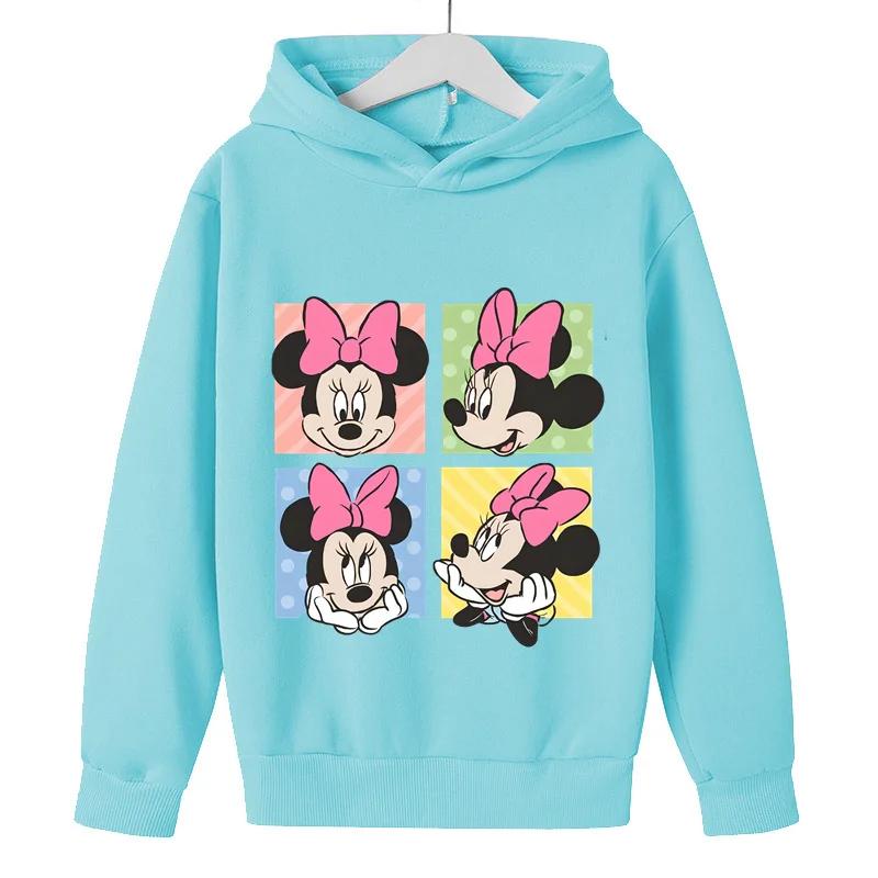 Minnie Mouse Printed Kawaii Hoodie
