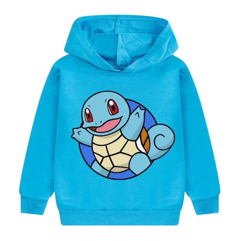 Kawaii Pokemon Squirtle Hoodie For Children 