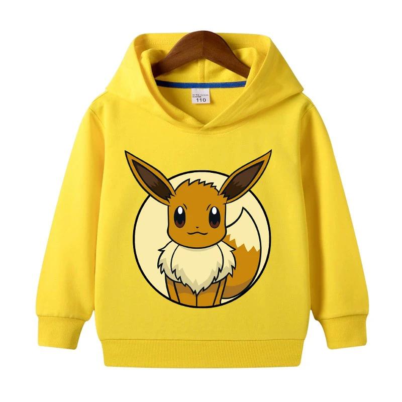 Pokemon Eevee Kawaii Hoodie For Children 