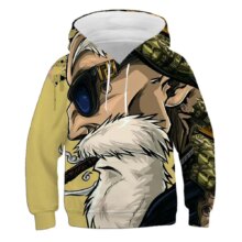 Kawaii Anime Dragon Ball Master Roshi Long Sleeve Hoodie Kawaii Anime Dragon Ball Master Roshi Long Sleeve Hoodie