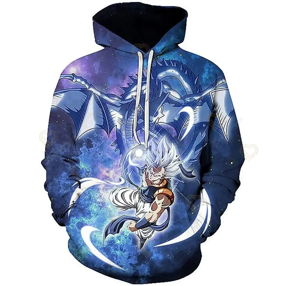 Kawaii Anime Dragon Ball Vegito Print Hoodie