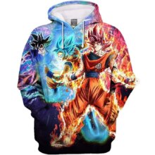 Kawaii Anime Dragon Ball Character Print Hoodie Kawaii Anime Dragon Ball Character Print Hoodie