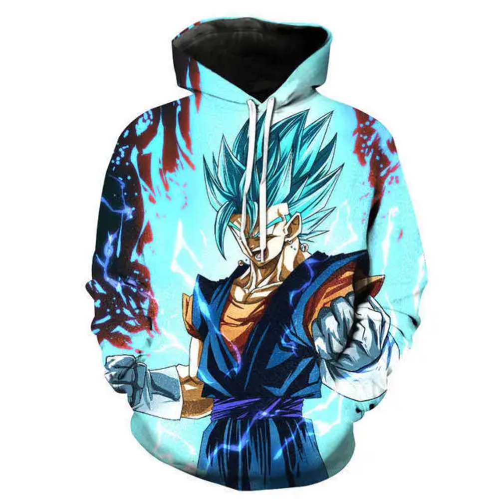 Kawaii Anime Dragon Ball Z Vegito Hooded Sweatshirt
