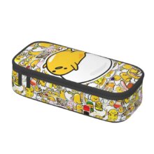 Custom Anime Gudetama Cartoon Korean Pencil Case Boy Girl Large Capacity Pencil Box Students Stationery Custom Anime Gudetama Cartoon Korean Pencil Case Boy Girl Large Capacity Pencil Box Students Stationery