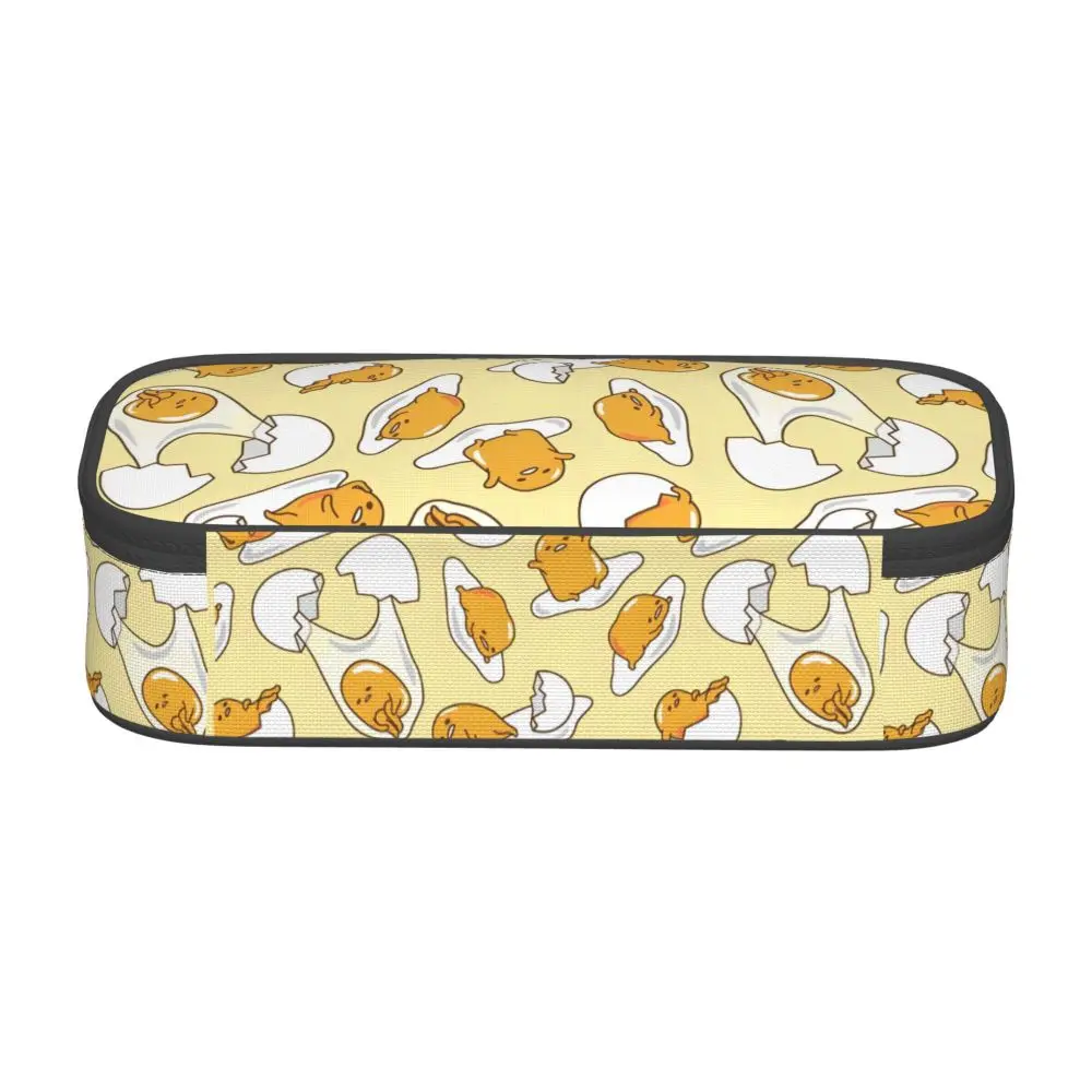 Sanrio Kawaii Cartoon Gudetama Printed Pencil Case
