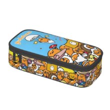Custom Anime Gudetama Cartoon Korean Pencil Case Boy Girl Large Capacity Pencil Box Students Stationery Custom Anime Gudetama Cartoon Korean Pencil Case Boy Girl Large Capacity Pencil Box Students Stationery