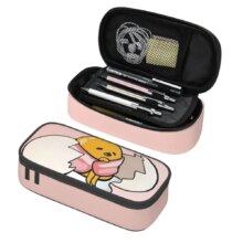 Custom Anime Gudetama Cartoon Korean Pencil Case Boy Girl Large Capacity Pencil Box Students Stationery Custom Anime Gudetama Cartoon Korean Pencil Case Boy Girl Large Capacity Pencil Box Students Stationery