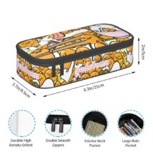 Custom Anime Gudetama Cartoon Korean Pencil Case Boy Girl Large Capacity Pencil Box Students Stationery Custom Anime Gudetama Cartoon Korean Pencil Case Boy Girl Large Capacity Pencil Box Students Stationery