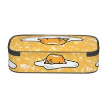 Custom Anime Gudetama Cartoon Korean Pencil Case Boy Girl Large Capacity Pencil Box Students Stationery Custom Anime Gudetama Cartoon Korean Pencil Case Boy Girl Large Capacity Pencil Box Students Stationery
