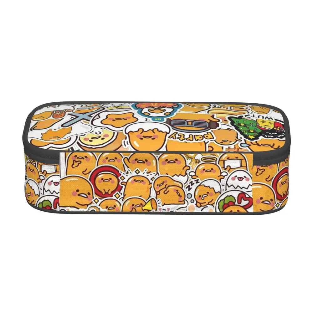 Cartoon Kawaii Gudetama Pattern Pencil Case