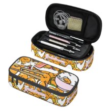 Custom Anime Gudetama Cartoon Korean Pencil Case Boy Girl Large Capacity Pencil Box Students Stationery Custom Anime Gudetama Cartoon Korean Pencil Case Boy Girl Large Capacity Pencil Box Students Stationery