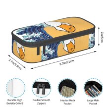 Custom Anime Gudetama Cartoon Korean Pencil Case Boy Girl Large Capacity Pencil Box Students Stationery Custom Anime Gudetama Cartoon Korean Pencil Case Boy Girl Large Capacity Pencil Box Students Stationery