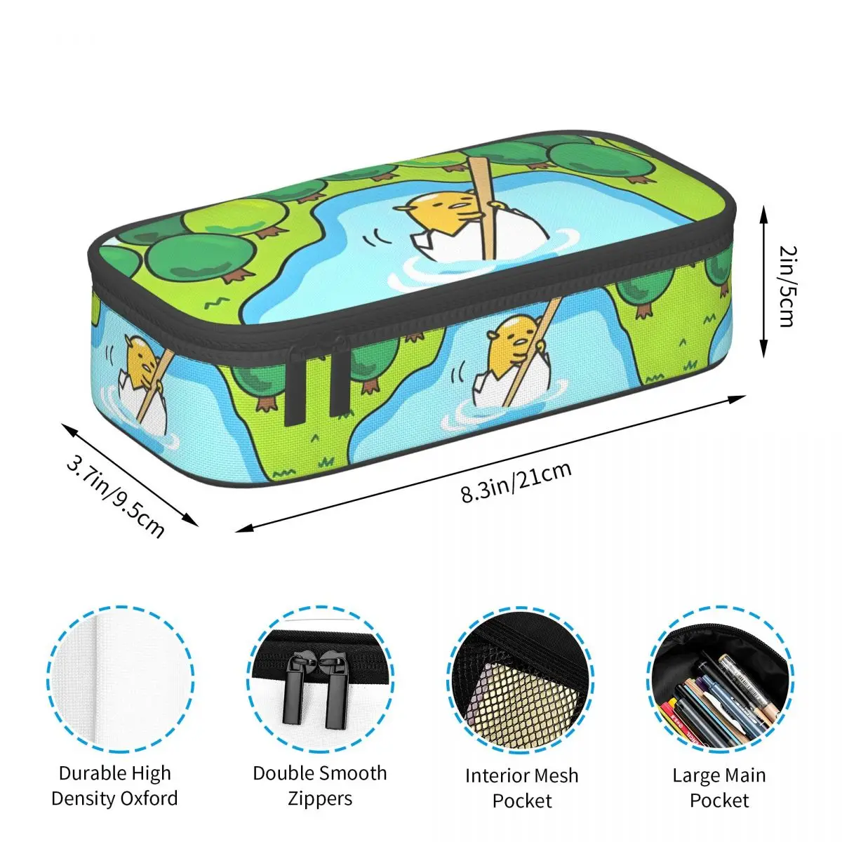 Kawaii Cartoon Gudetama Student Pencil Case Kawaii Cartoon Gudetama Student Pencil Case