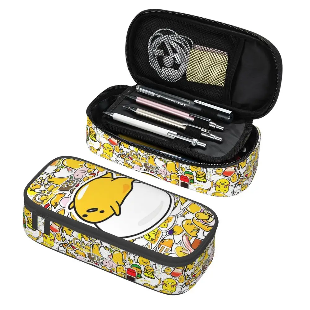Kawaii Cartoon Gudetama Printed Student Pencil Case
