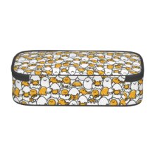 Custom Anime Gudetama Cartoon Korean Pencil Case Boy Girl Large Capacity Pencil Box Students Stationery Custom Anime Gudetama Cartoon Korean Pencil Case Boy Girl Large Capacity Pencil Box Students Stationery
