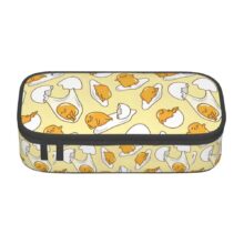 Sanrio Kawaii Cartoon Gudetama Printed Pencil Case Sanrio Kawaii Cartoon Gudetama Printed Pencil Case