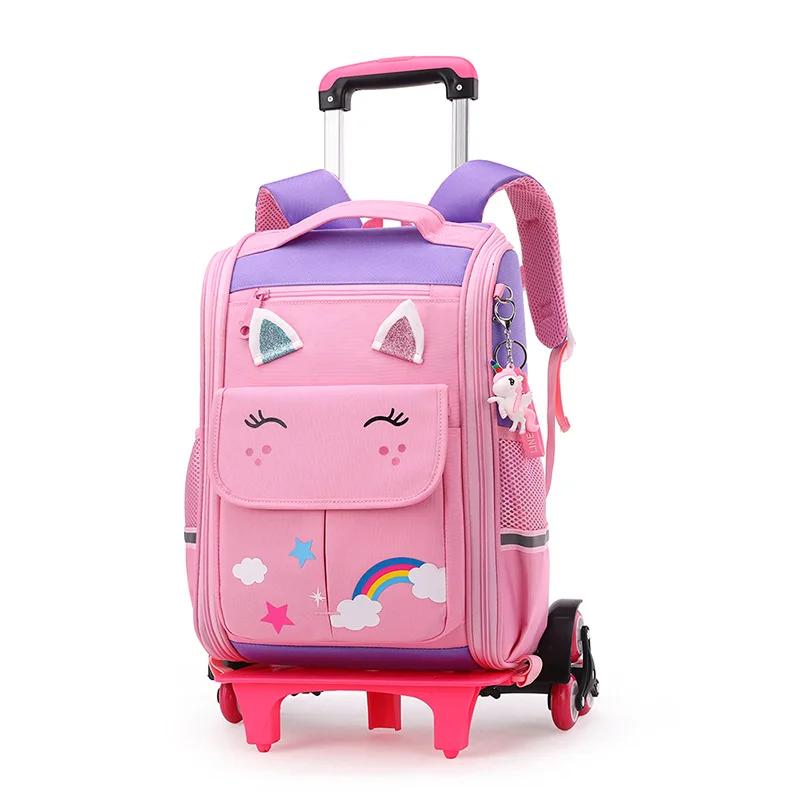 Unicorn Kawaii Trolley Backpack 
