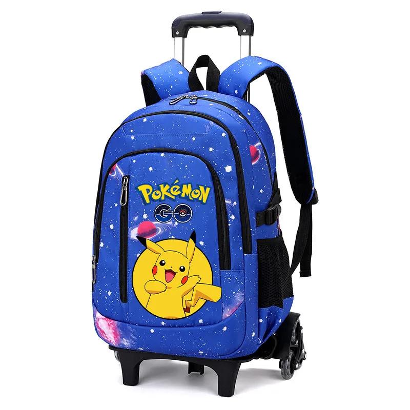 Anime Kawaii Pokemon Pikachu Trolley Backpack Anime Kawaii Pokemon Pikachu Trolley Backpack