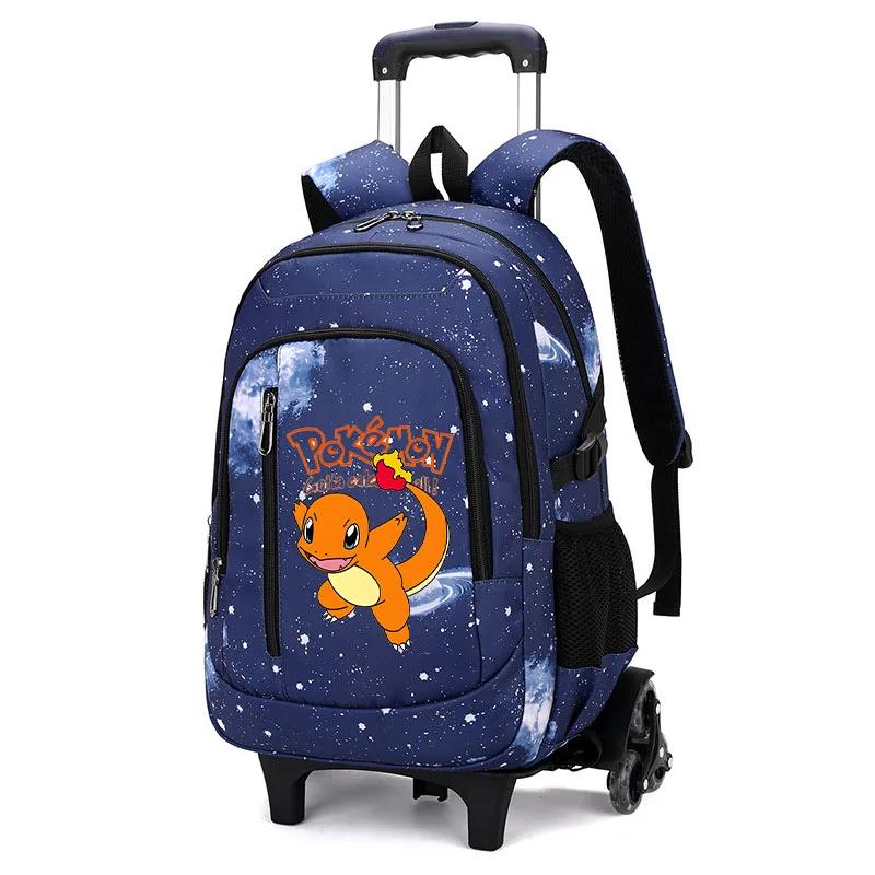 Anime Kawaii Pokemon Charmander Trolley Backpack