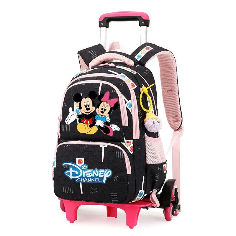 Kawaii Anime Minnie Mouse And Mickey Mouse Trolley Backpack