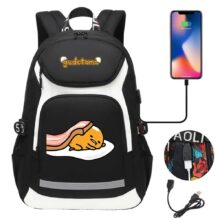 Gudetama USB Travel Kawaii Backpack Gudetama USB Travel Kawaii Backpack
