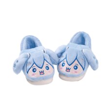 Kawaii Snow Miku Plush Slippers Kawaii Snow Miku Plush Slippers