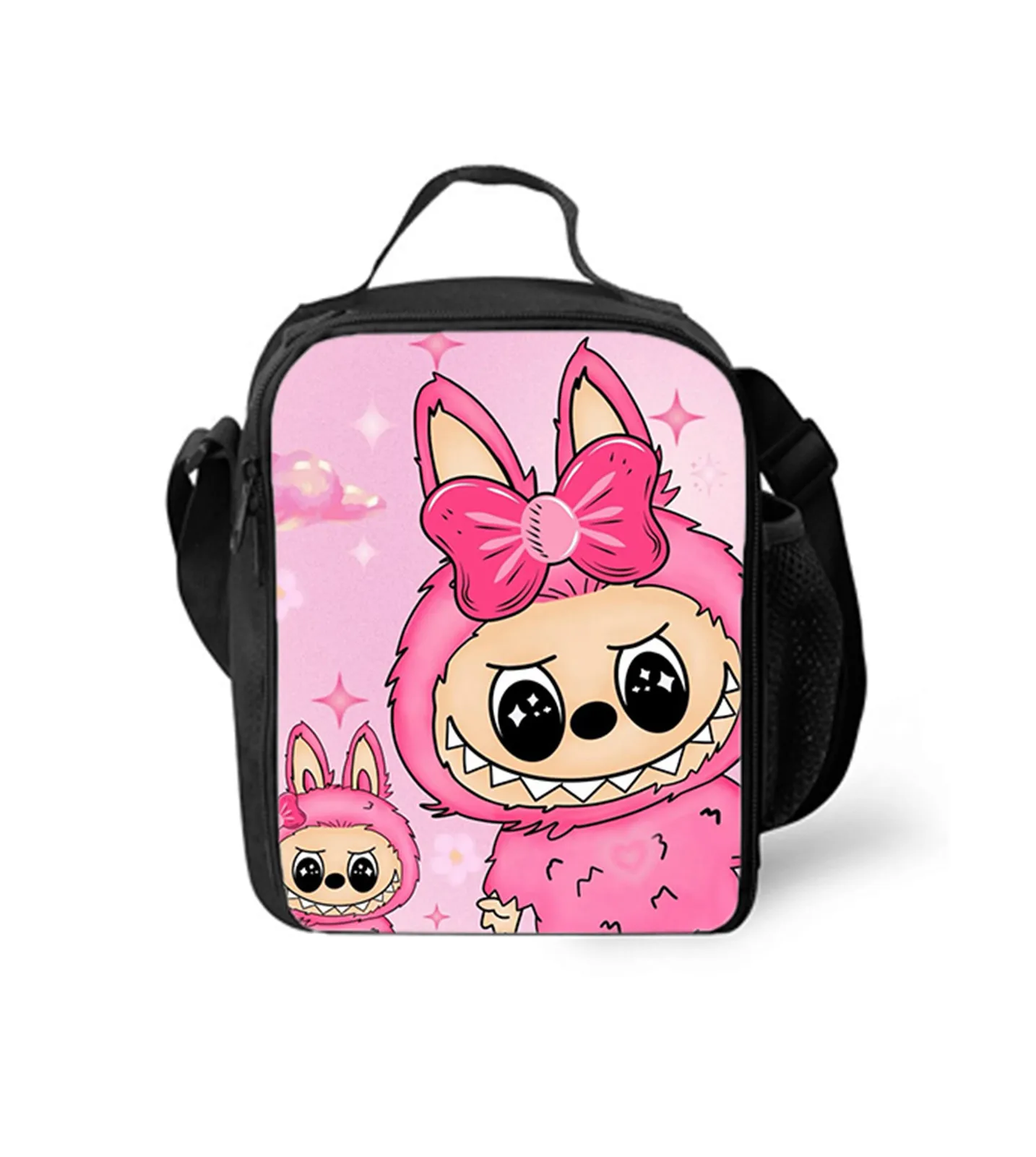 Kawaii Lychee Berry Turn Into Hello Kitty Insulated Thermal Lunch Bag 