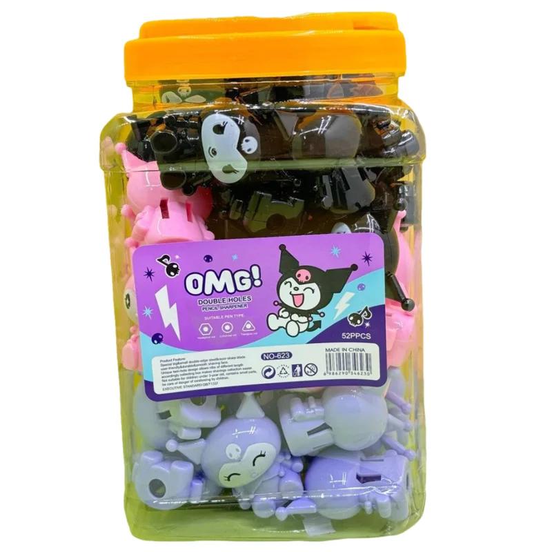 52Pcs Kawaii Sanrio Kuromi Pencil Sharpener