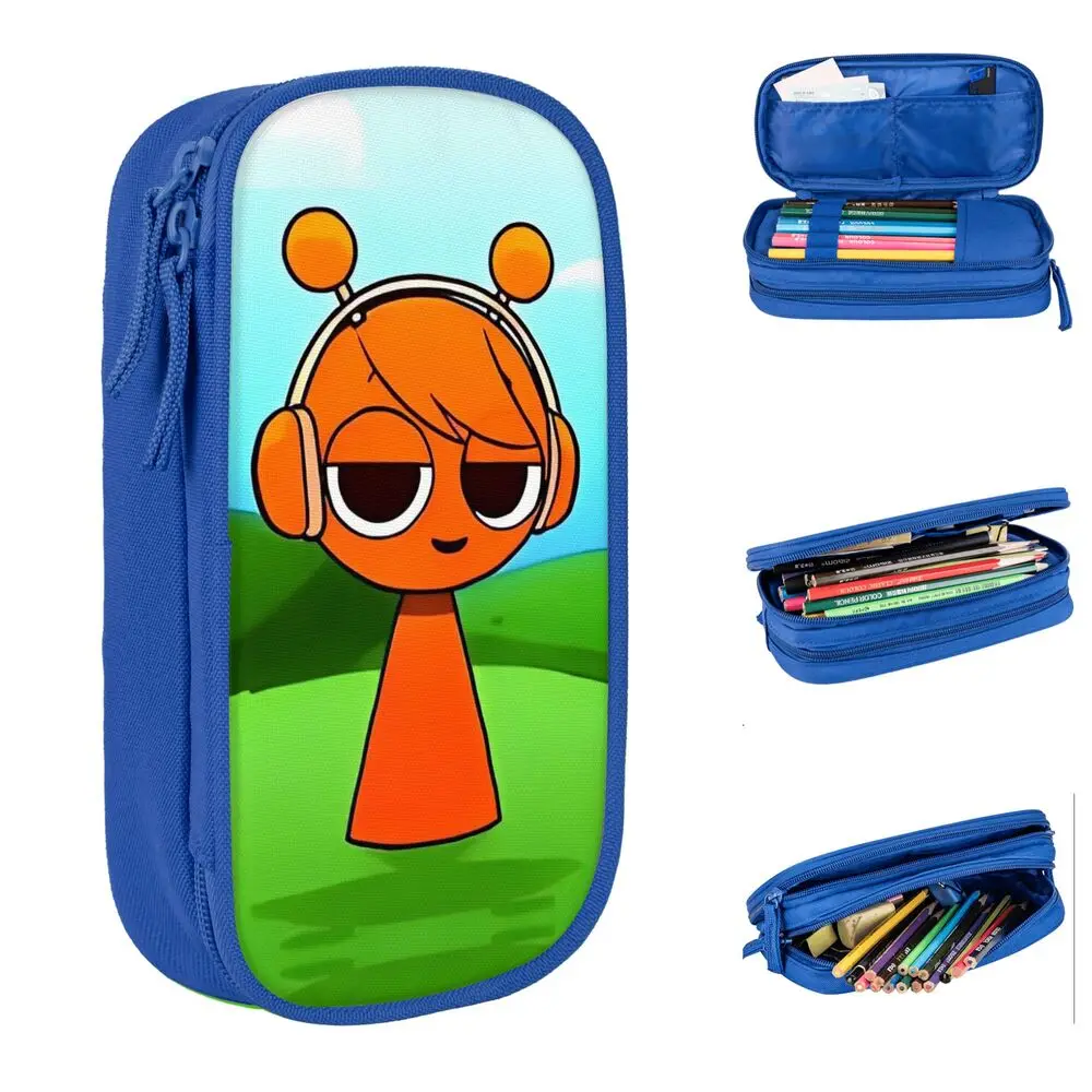 Kawaii Cartoon Sprunki Oren Pencil Case Kawaii Cartoon Sprunki Oren Pencil Case