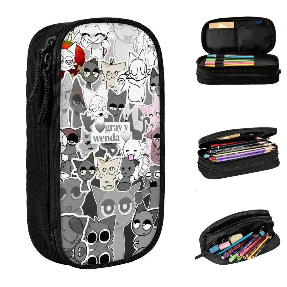 Kawaii Cartoon Gray Y Wenda Sprunki Pencil Case Kawaii Cartoon Gray Y Wenda Sprunki Pencil Case