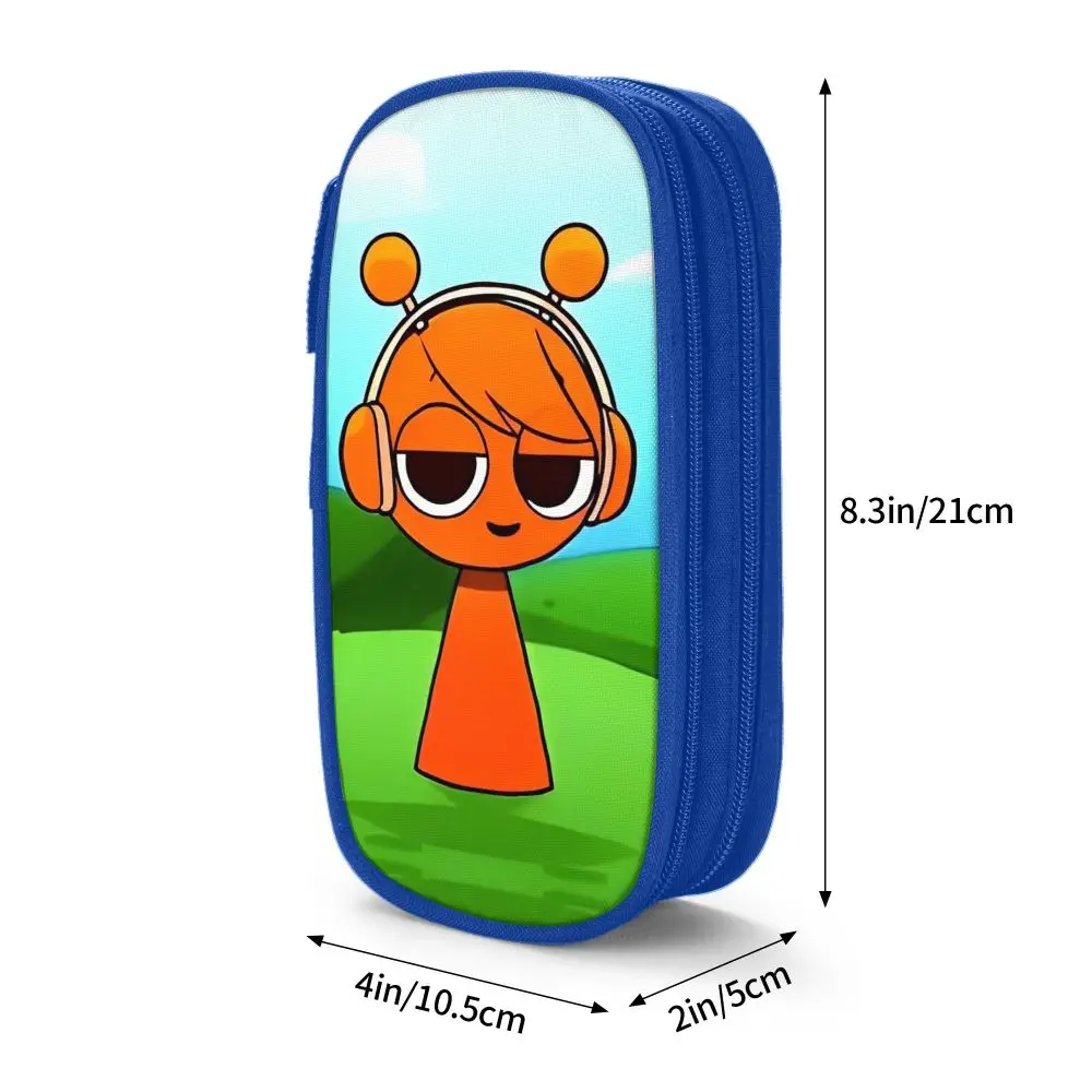 Kawaii Cartoon Sprunki Oren Pencil Case Kawaii Cartoon Sprunki Oren Pencil Case