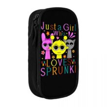 Kawaii Cartoon Just A Girl Who Loves Sprunki Pencil Case Kawaii Cartoon Just A Girl Who Loves Sprunki Pencil Case