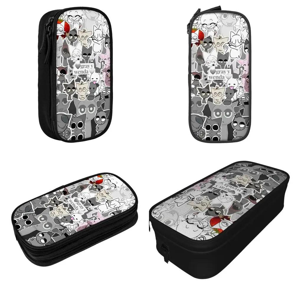 Kawaii Cartoon Gray Y Wenda Sprunki Pencil Case Kawaii Cartoon Gray Y Wenda Sprunki Pencil Case