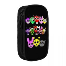 Kawaii Cartoon Sprunki Character Pencil Pouch Kawaii Cartoon Sprunki Character Pencil Pouch