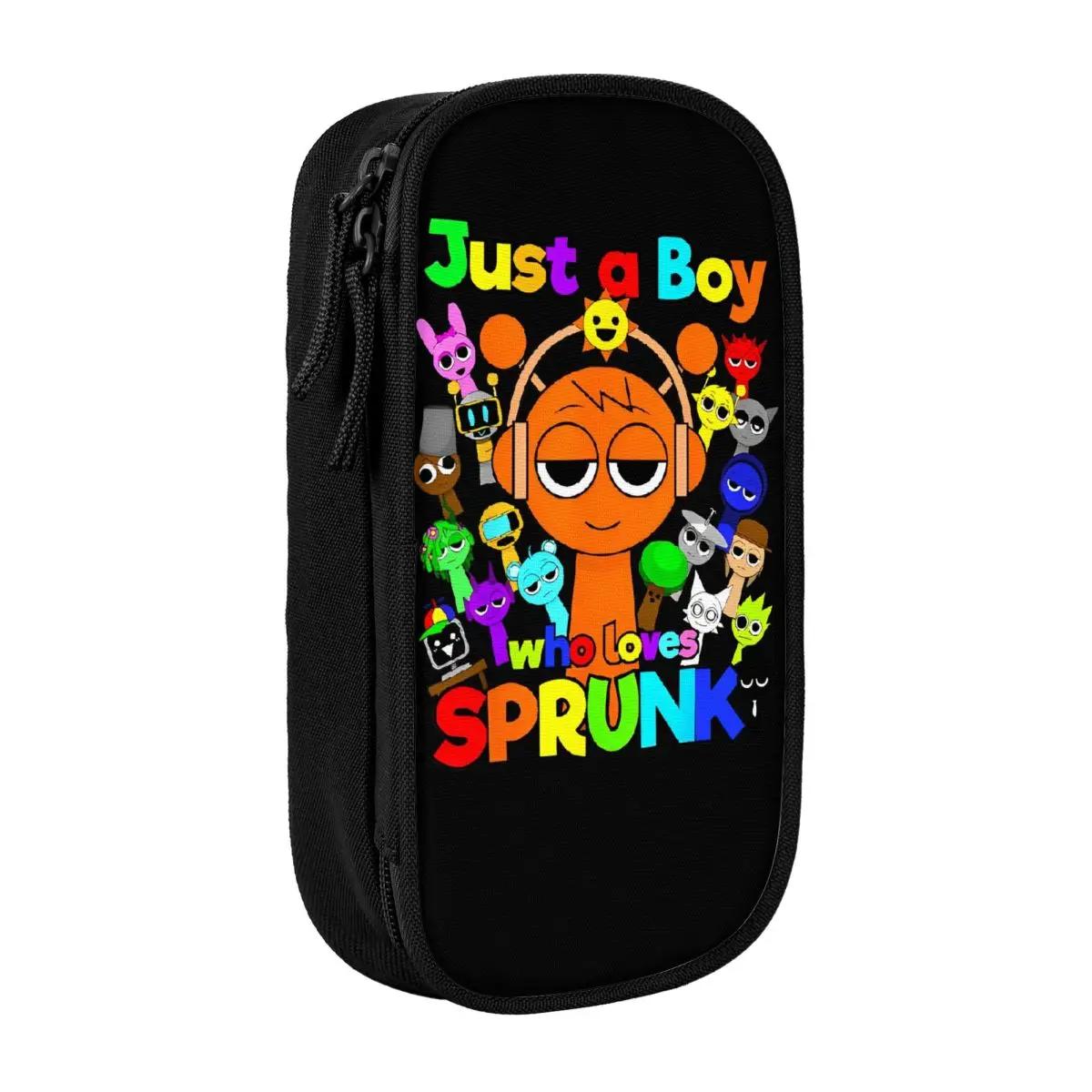 Kawaii Cartoon Just A Boy Who Loves Sprunki Pencil Case Kawaii Cartoon Just A Boy Who Loves Sprunki Pencil Case