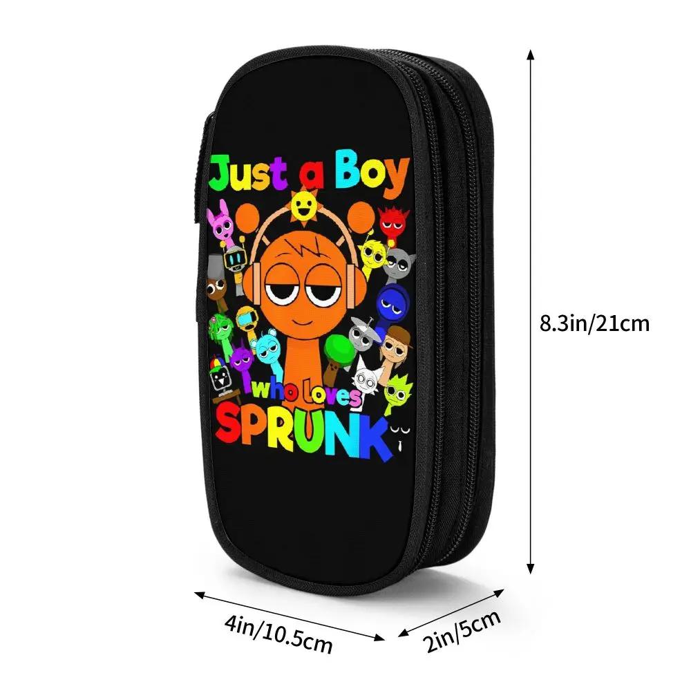 Kawaii Cartoon Just A Boy Who Loves Sprunki Pencil Case Kawaii Cartoon Just A Boy Who Loves Sprunki Pencil Case
