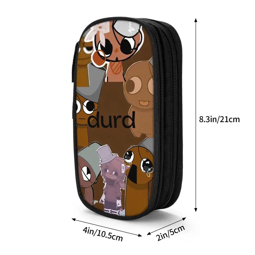 Cartoon Kawaii Sprunki Brud Printed Pencil Case