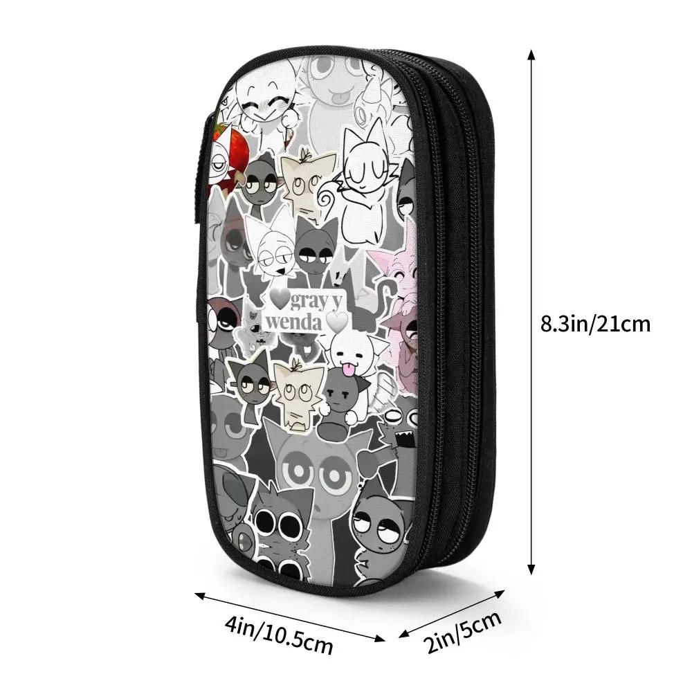 Kawaii Cartoon Gray Y Wenda Sprunki Pencil Case Kawaii Cartoon Gray Y Wenda Sprunki Pencil Case