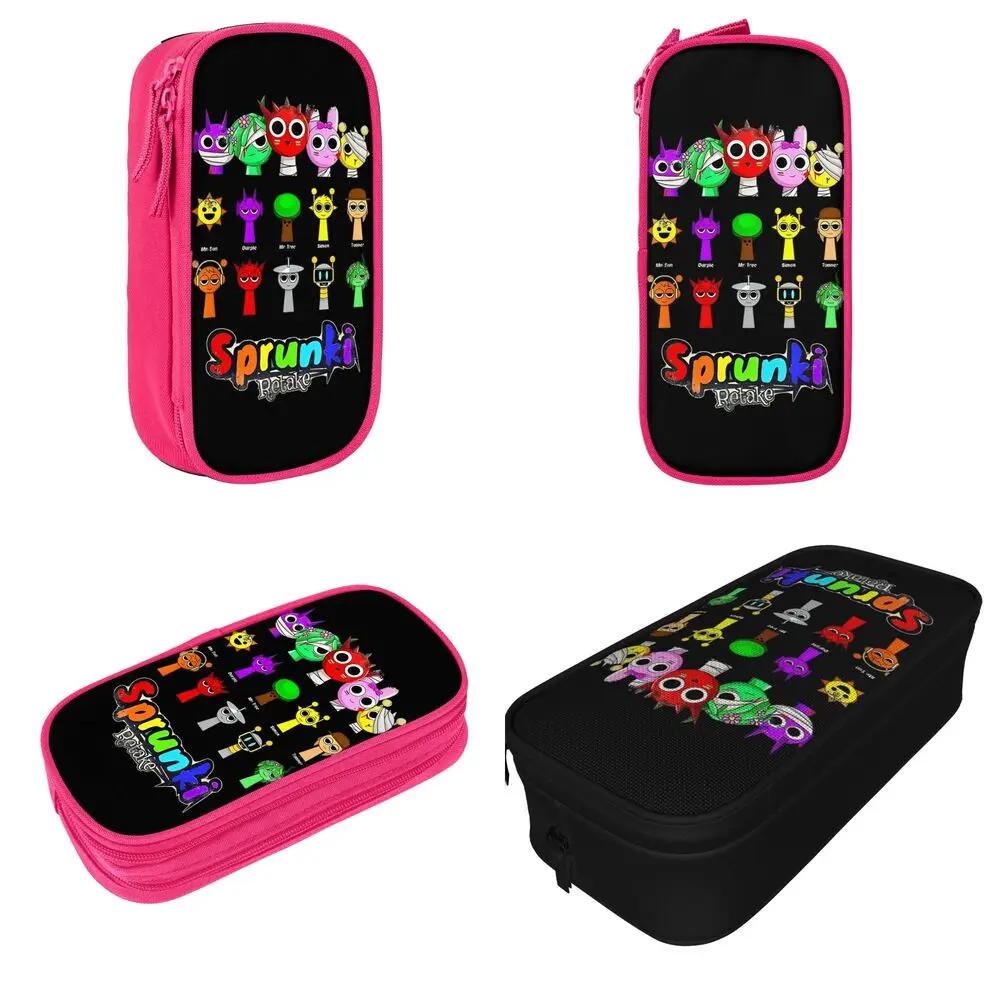 Kawaii Cartoon Sprunki Retake Pencil Case Kawaii Cartoon Sprunki Retake Pencil Case