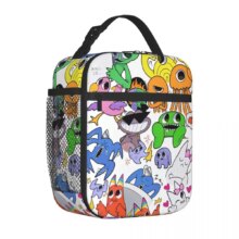 Kawaii Sprunki Character Cartoon Thermal Lunch Bag Kawaii Sprunki Character Cartoon Thermal Lunch Bag