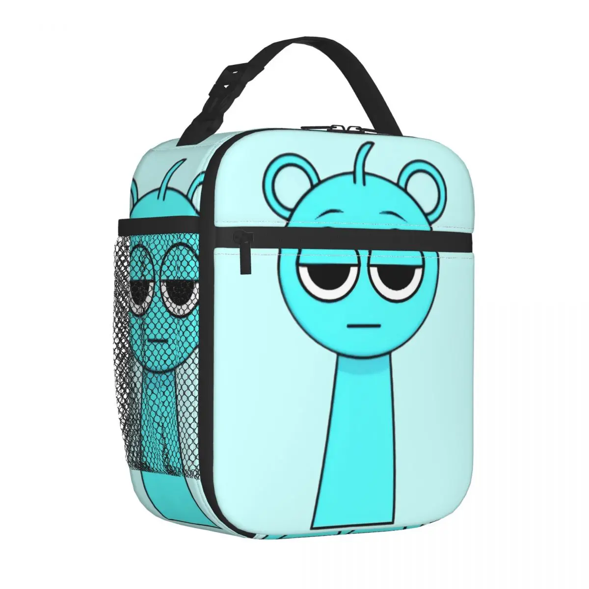 Kawaii Cartoon Sprunki Sky Insulated Lunch Bag