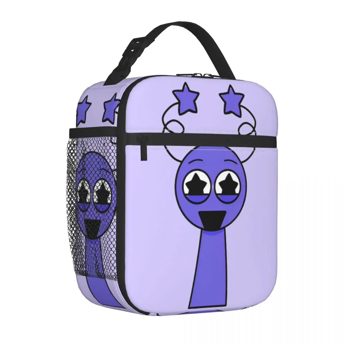 Kawaii Cartoon Sprunki Jevin Insulated Lunch Bag