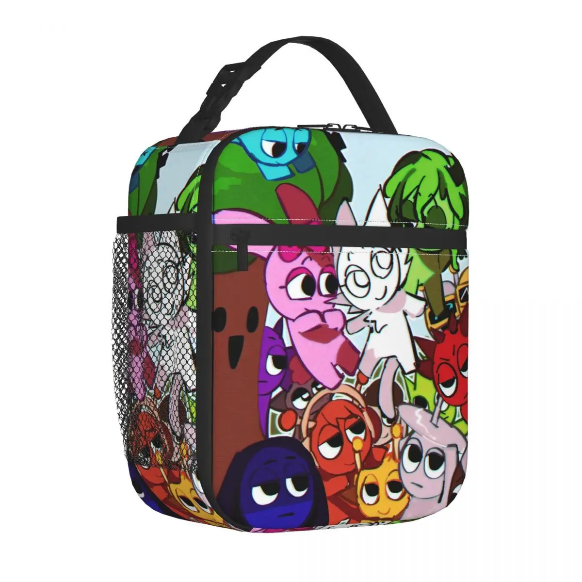 Cartoon Sprunki Kawaii Character Thermal Lunch Bag