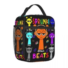 Kawaii Cartoon Sprunki Beats Thermal Lunch Bag Kawaii Cartoon Sprunki Beats Thermal Lunch Bag