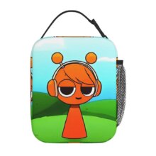 Kawaii Cartoon Sprunki Oren Insulated Lunch Bag Kawaii Cartoon Sprunki Oren Insulated Lunch Bag