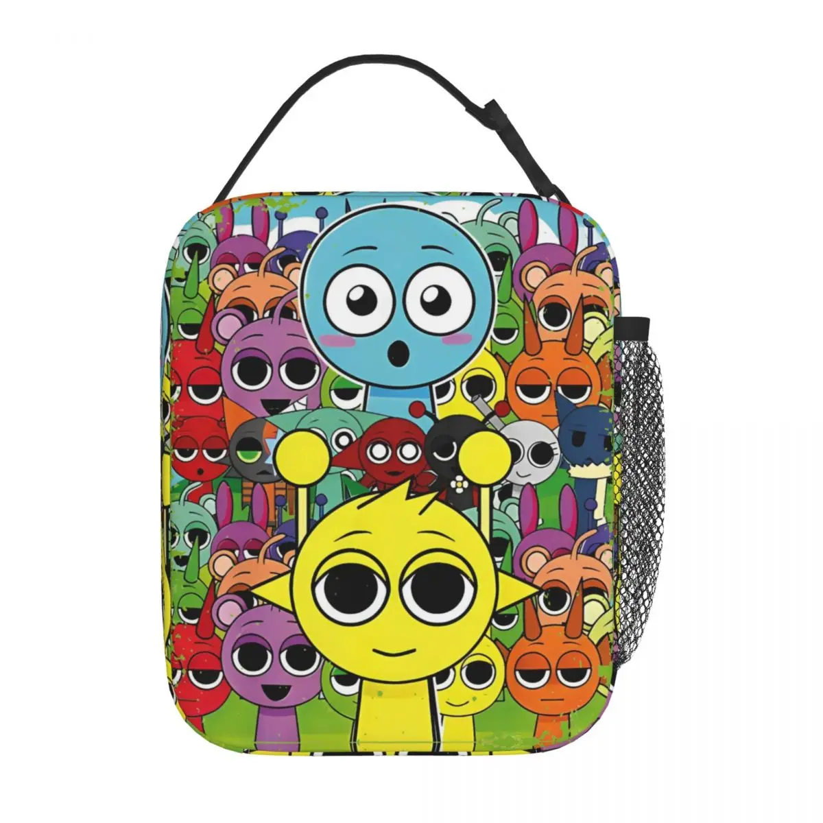 Kawaii Cartoon Sprunki Simon And Sky Lunch Bag