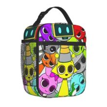 Kawaii Cartoon Incredibox Sprunki Insulated Lunch Bag Kawaii Cartoon Incredibox Sprunki Insulated Lunch Bag