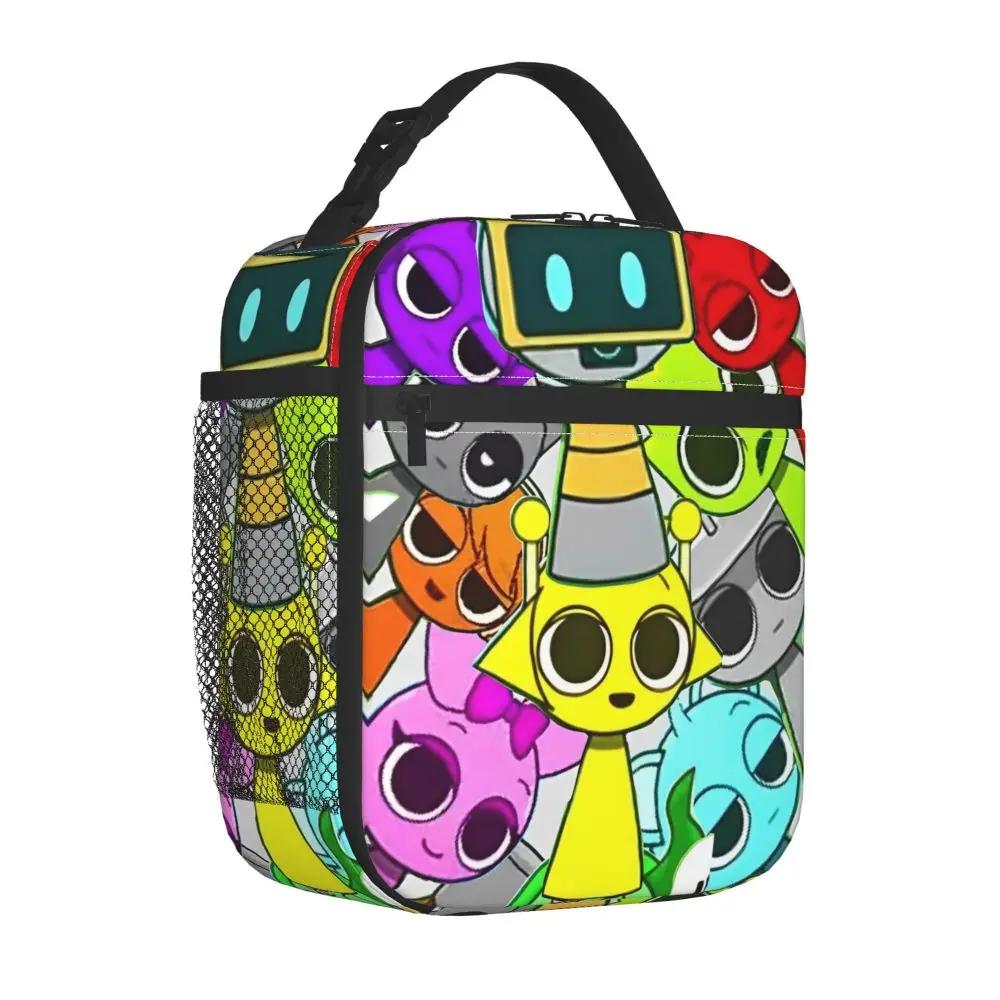 Incredibox Sprunki Character Kawaii Insulated Lunch Bag
