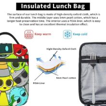 Kawaii Cartoon Incredibox Sprunki Insulated Lunch Bag Kawaii Cartoon Incredibox Sprunki Insulated Lunch Bag