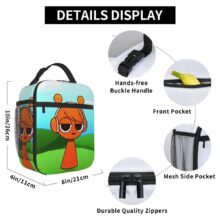 Kawaii Cartoon Incredibox Sprunki Insulated Lunch Bag Kawaii Cartoon Incredibox Sprunki Insulated Lunch Bag